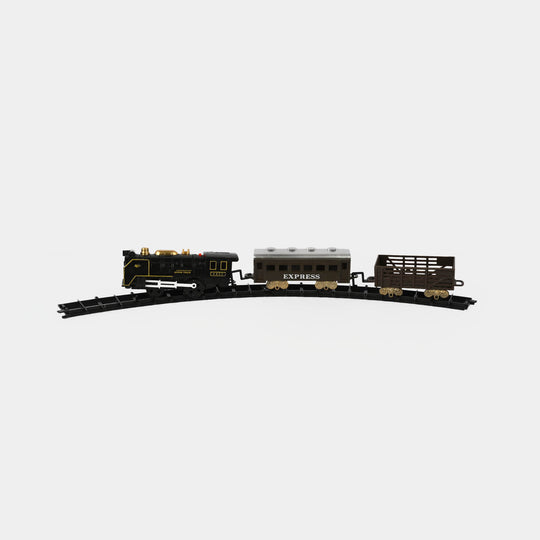 Vintage Classical Train Track with Light & Music