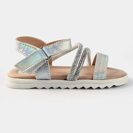 Girls Sandal ZP-020-SILVER