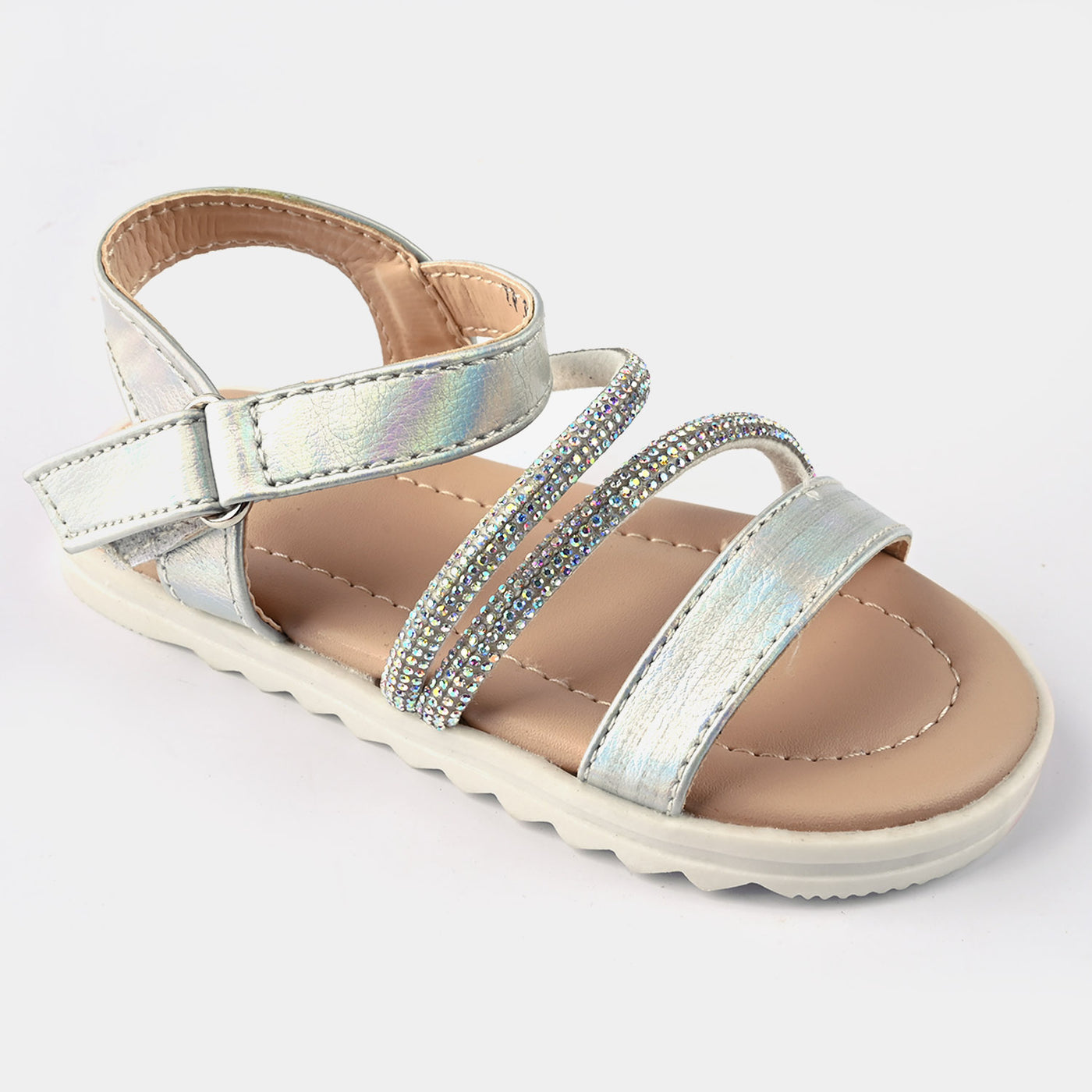 Girls Sandal ZP-020-SILVER