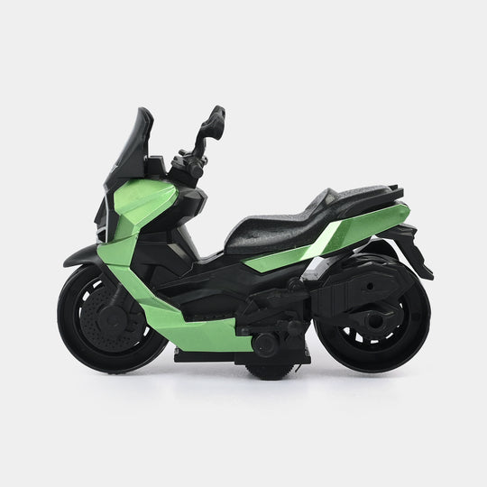Friction-Powered Mini Sports Bike