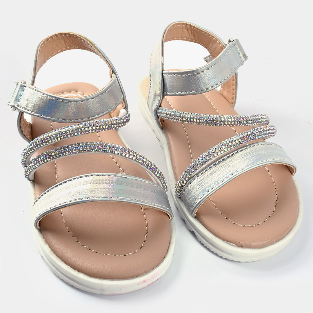 Girls Sandal ZP-020-SILVER