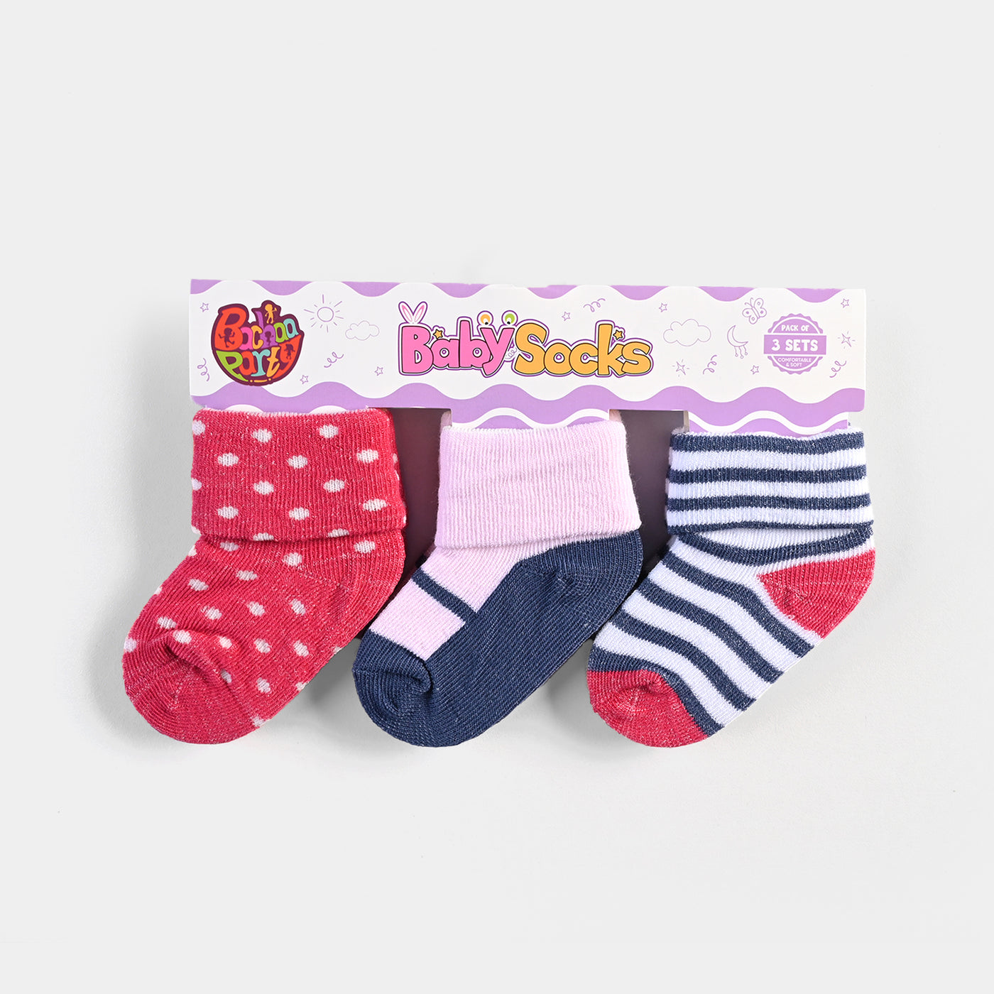 Infant Baby Socks 6-12M-3Pcs