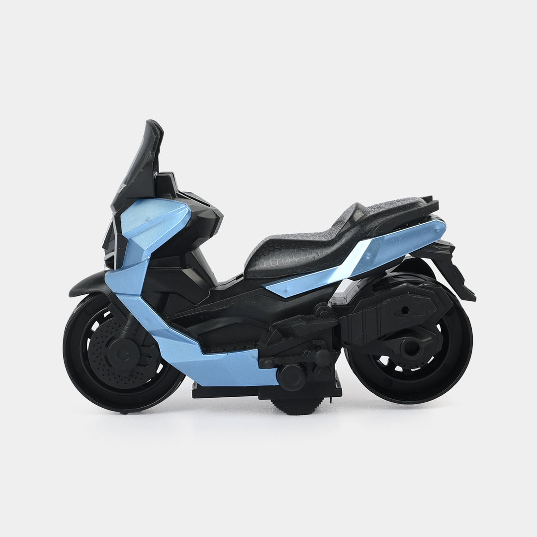 Friction-Powered Mini Sports Bike