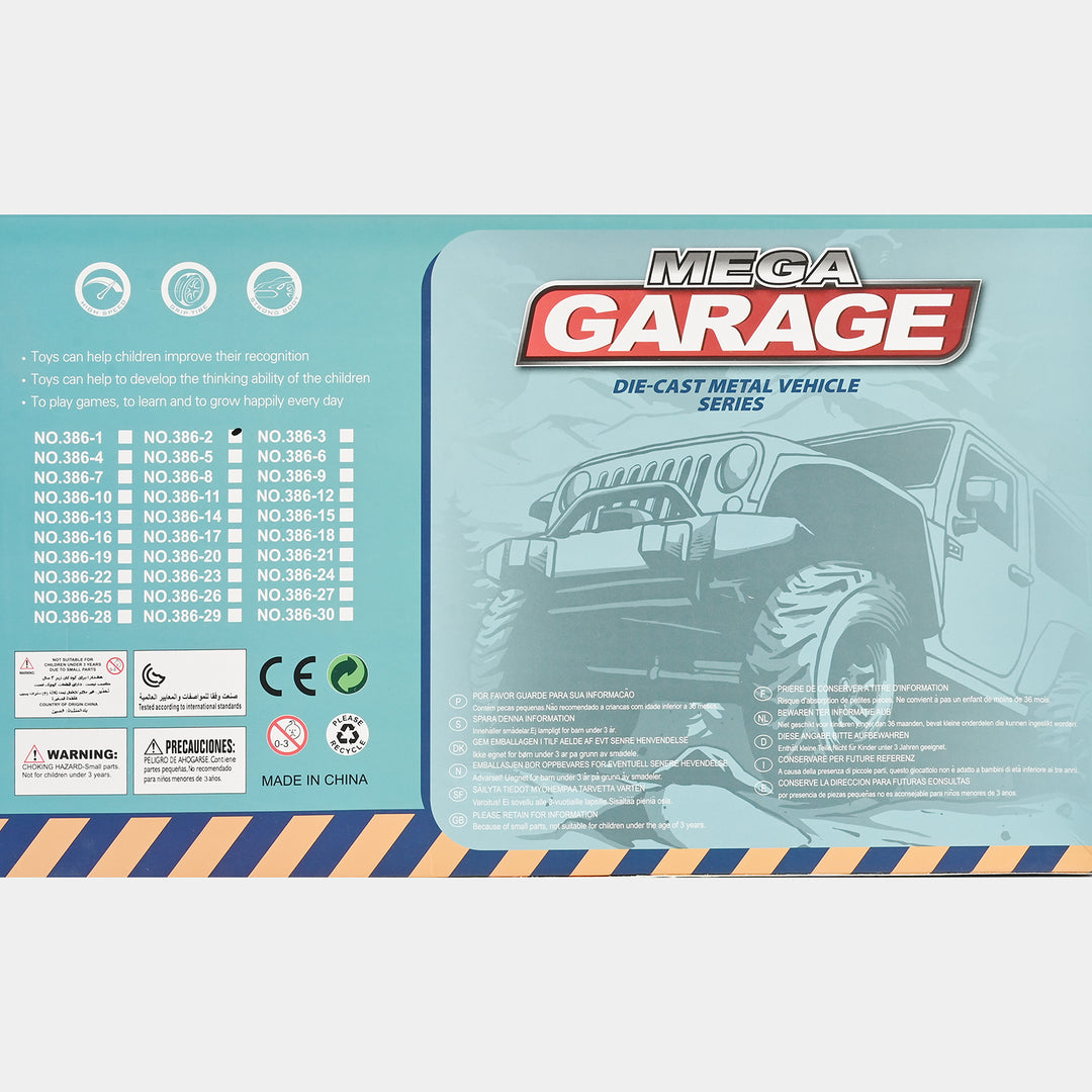 Die-Cast Metal Vehicle Garage Set