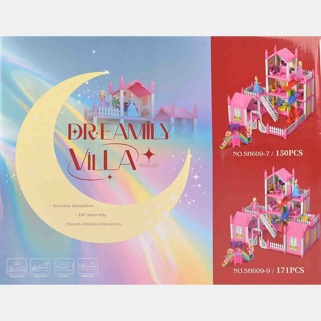 Dreamily Villa Doll House Playset