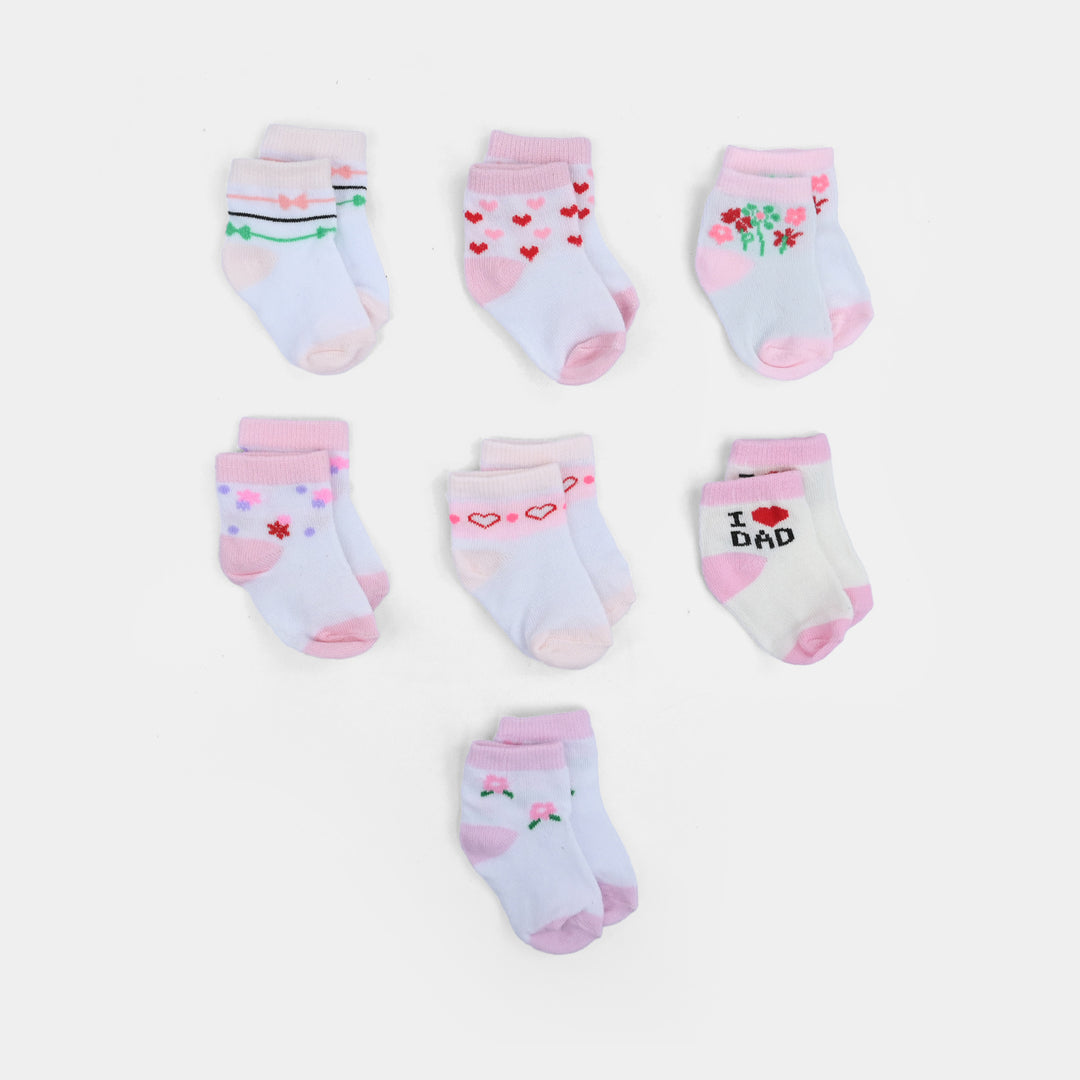 Baby Socks  7Pairs | 0-6M