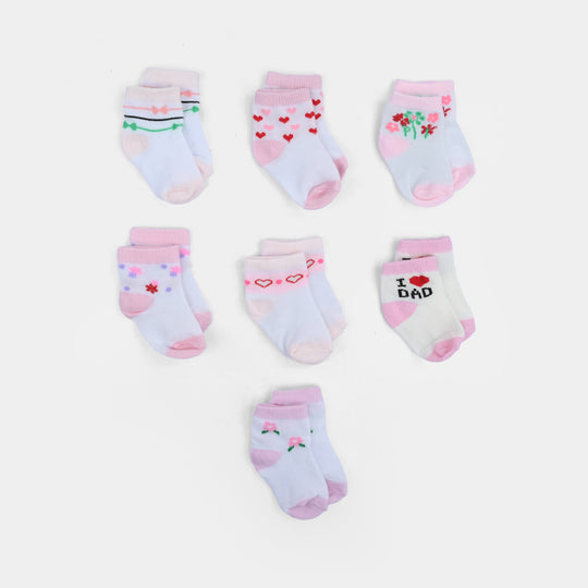 Baby Socks  7Pairs | 0-6M