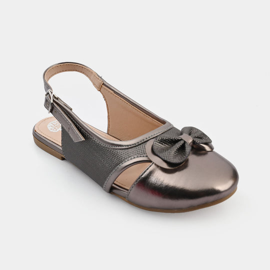 Girls Sling Back 456-113-GREY