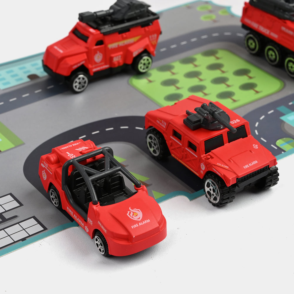 Die-Cast Metal Vehicle Garage Set