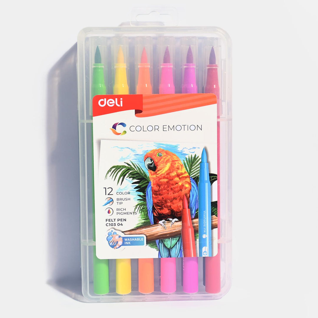 Brush Tip Felt Pen/Marker For kids - { 10304 }