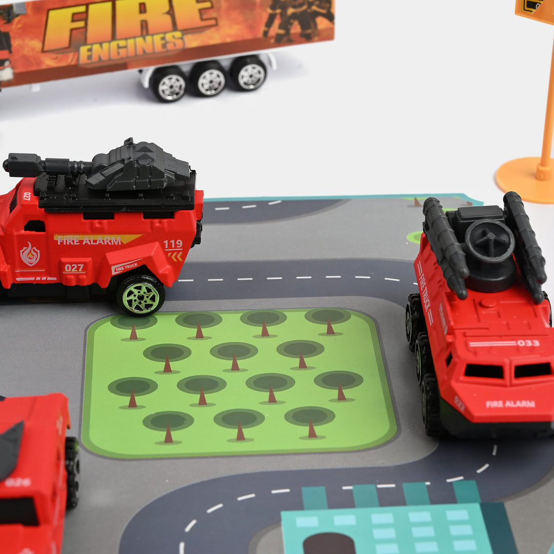Die-Cast Metal Vehicle Garage Set