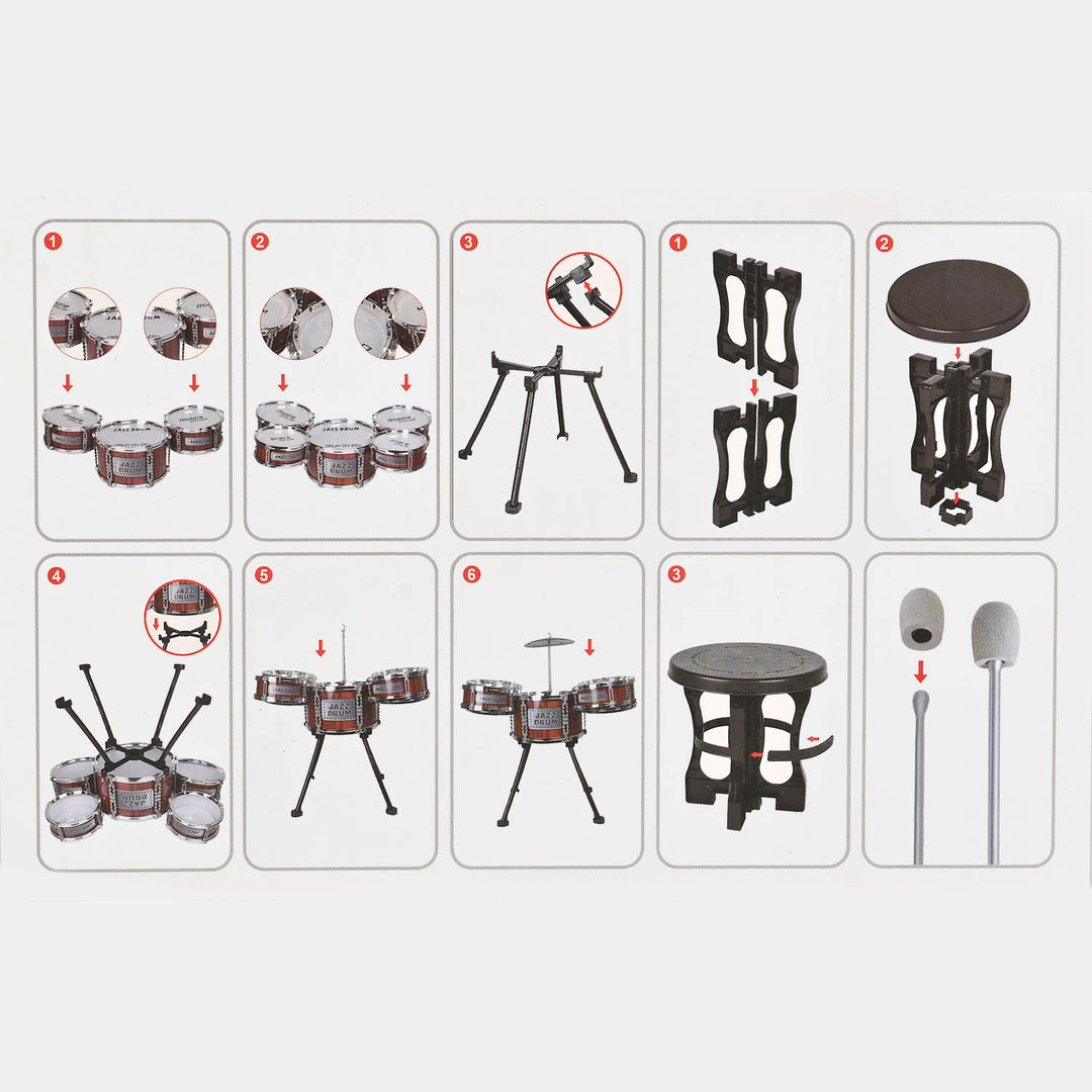 Drum Set Musical Toy