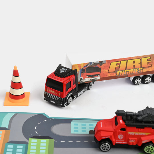 Die-Cast Metal Vehicle Garage Set