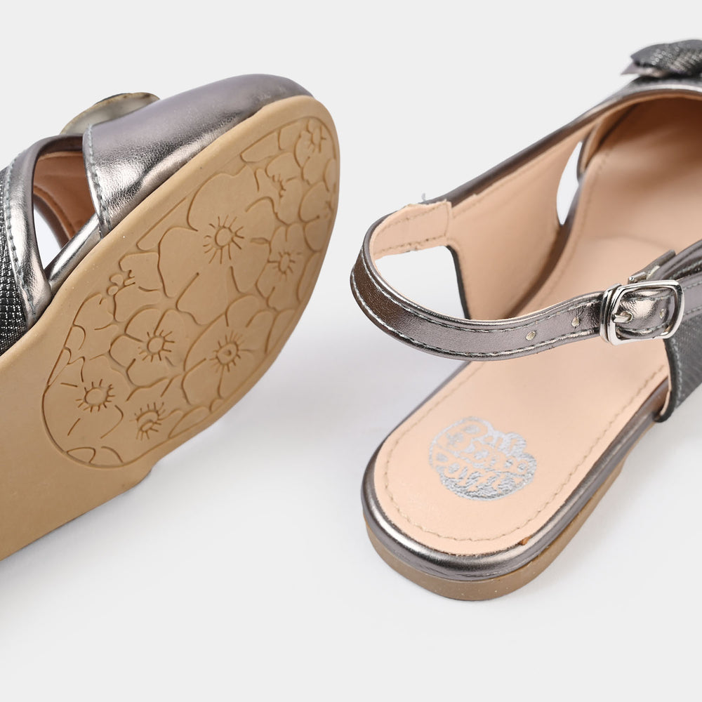 Girls Sling Back 456-113-GREY