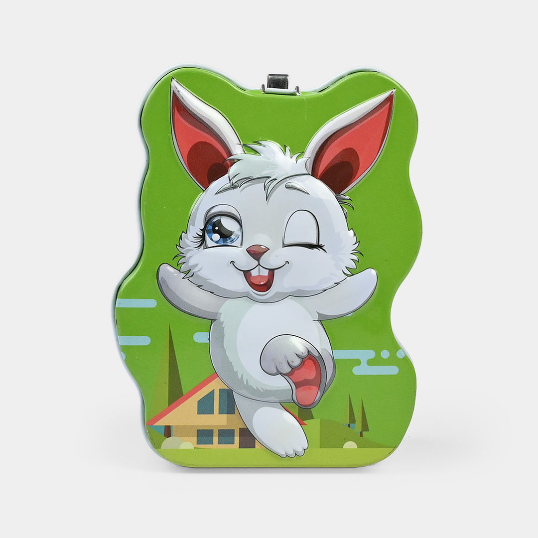 Metal Coin/Money Box with Lock For Kids