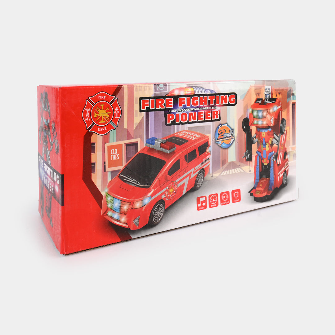 Fire Robot Car Toy For Kids