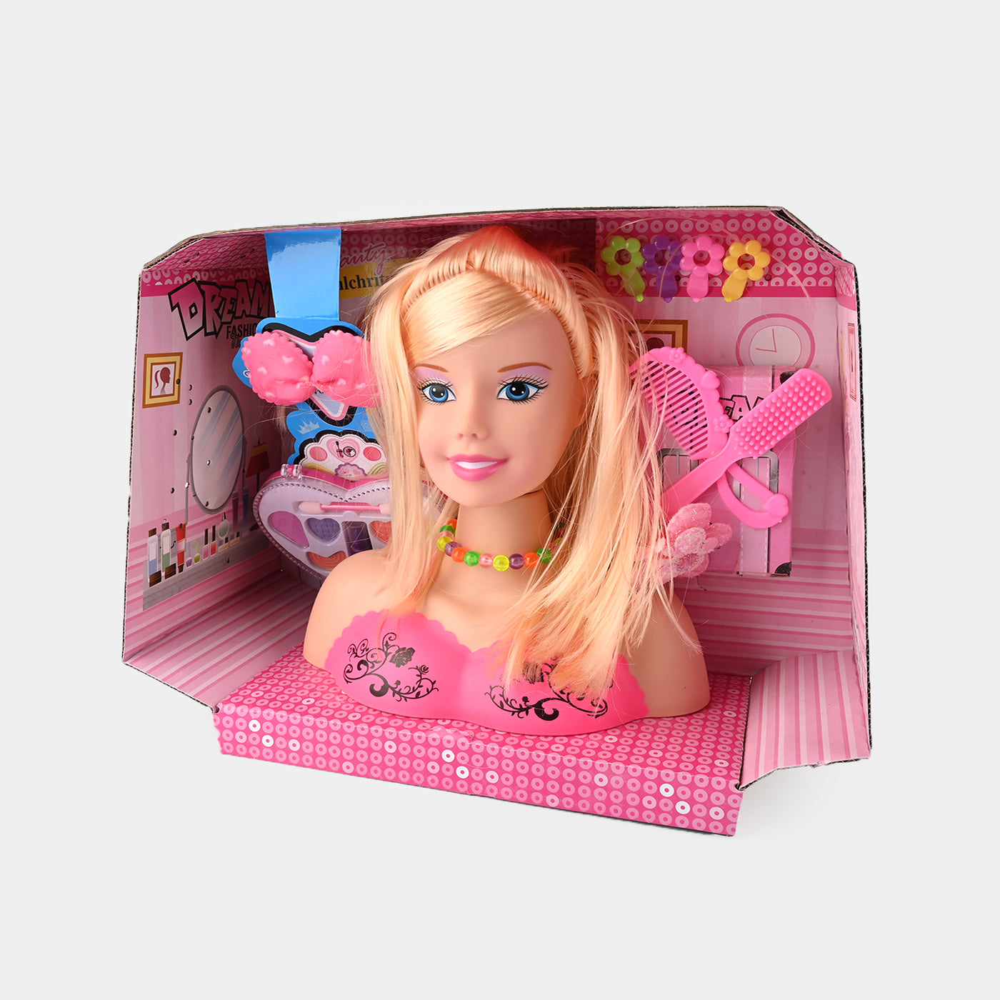 Fashion Doll Face Makeup Accessories Set