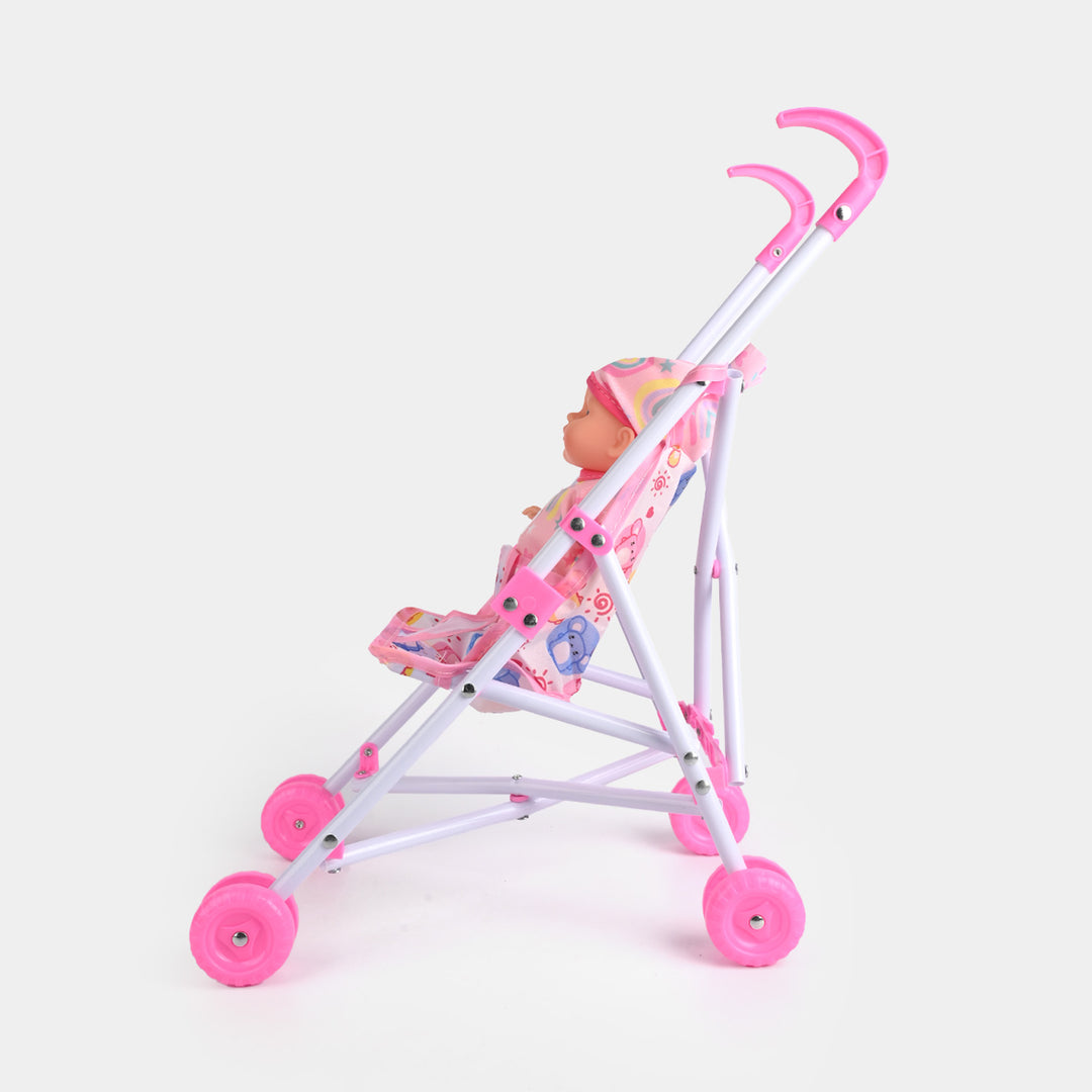 Doll With Stroller