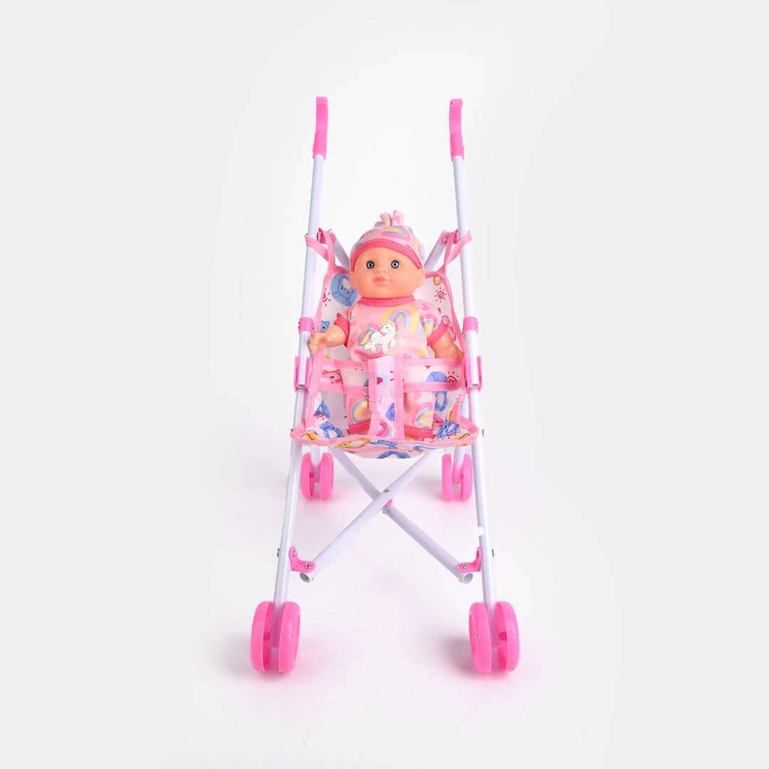 Doll With Stroller