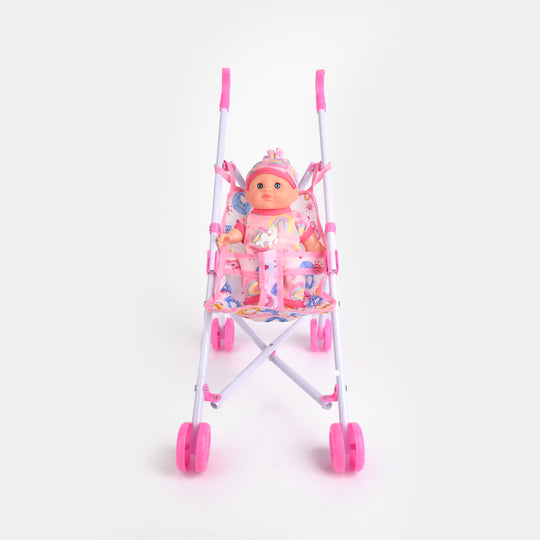 Doll With Stroller