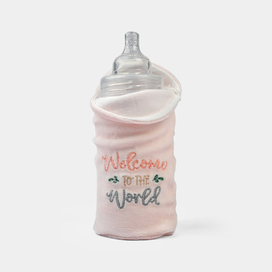 Premium Velvet Feeder Cover for Baby Bottle