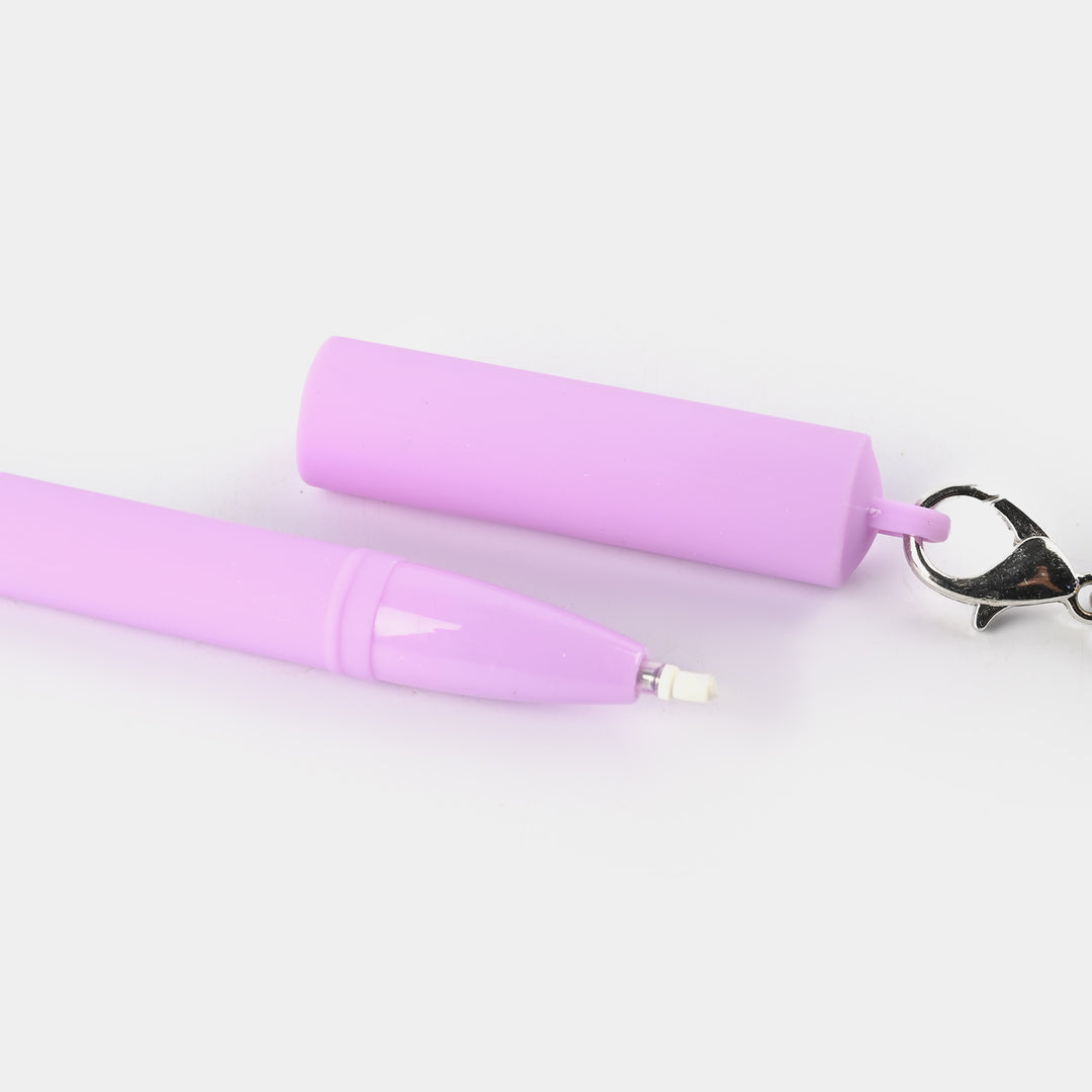 Elegant Design Ball Pen With Keychain For Kids