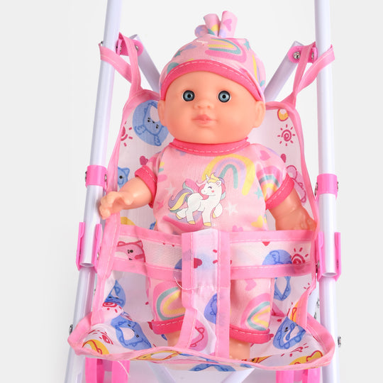 Doll With Stroller