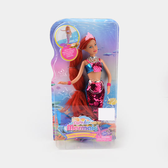 Lovely & Beautiful Doll With Sequence Dress Toy