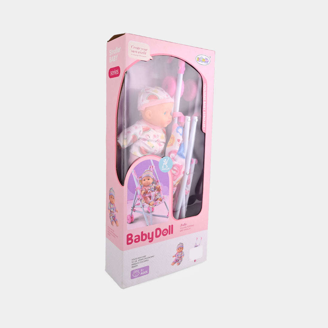 Doll With Stroller