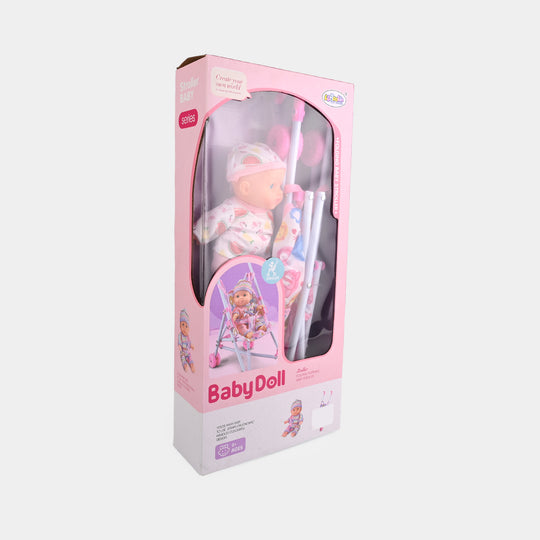 Doll With Stroller