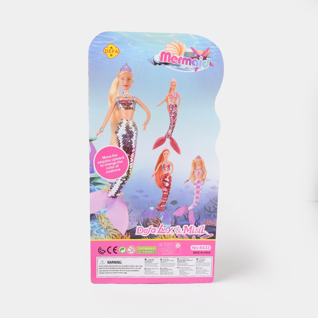 Lovely & Beautiful Doll With Sequence Dress Toy