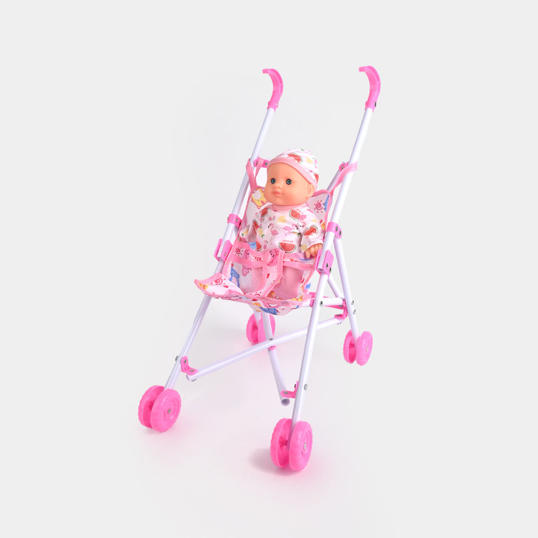 Doll With Stroller