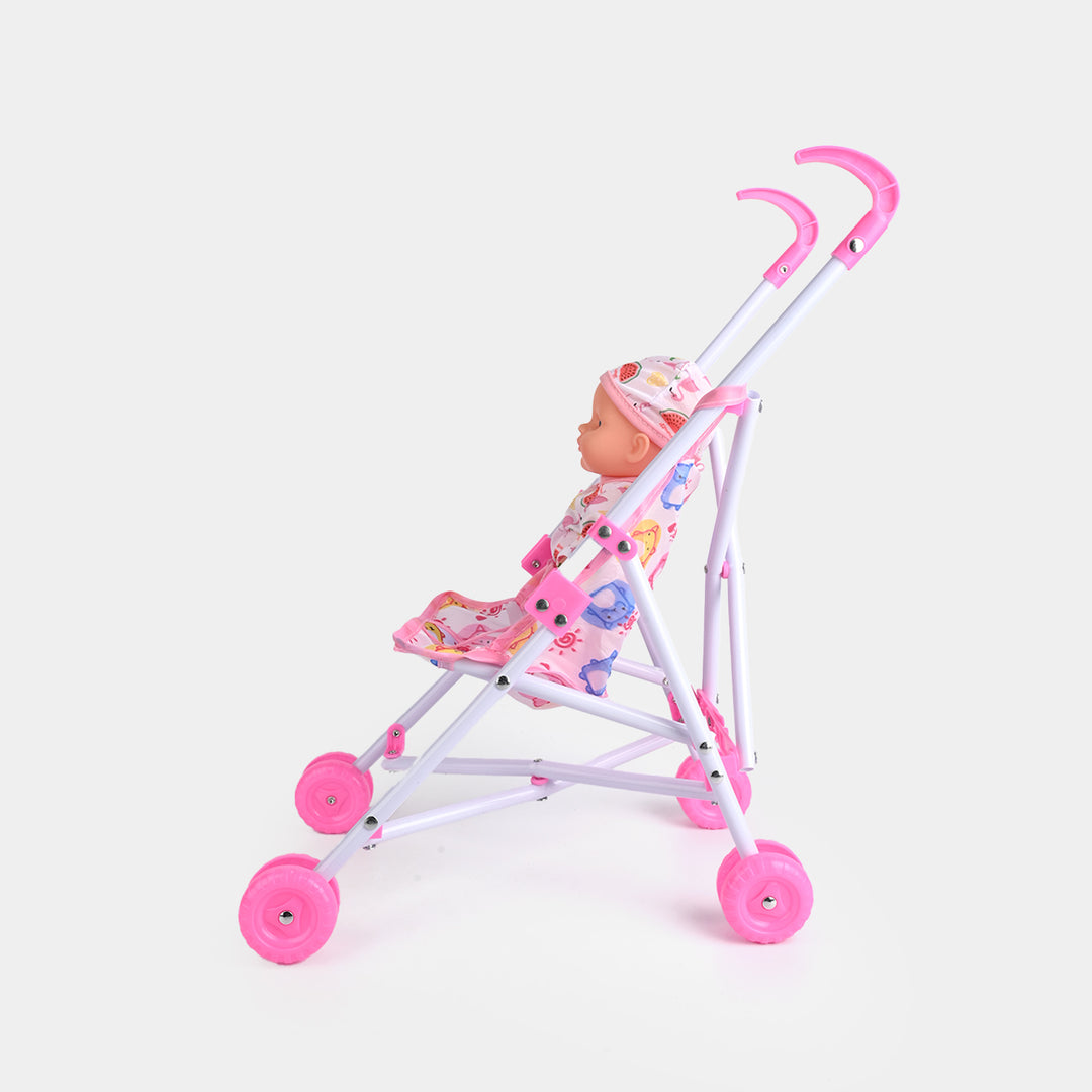 Doll With Stroller