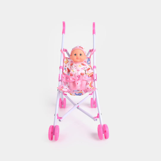 Doll With Stroller