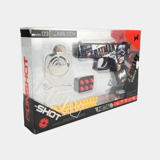 Metal Toy Pistol Blaster Play Set