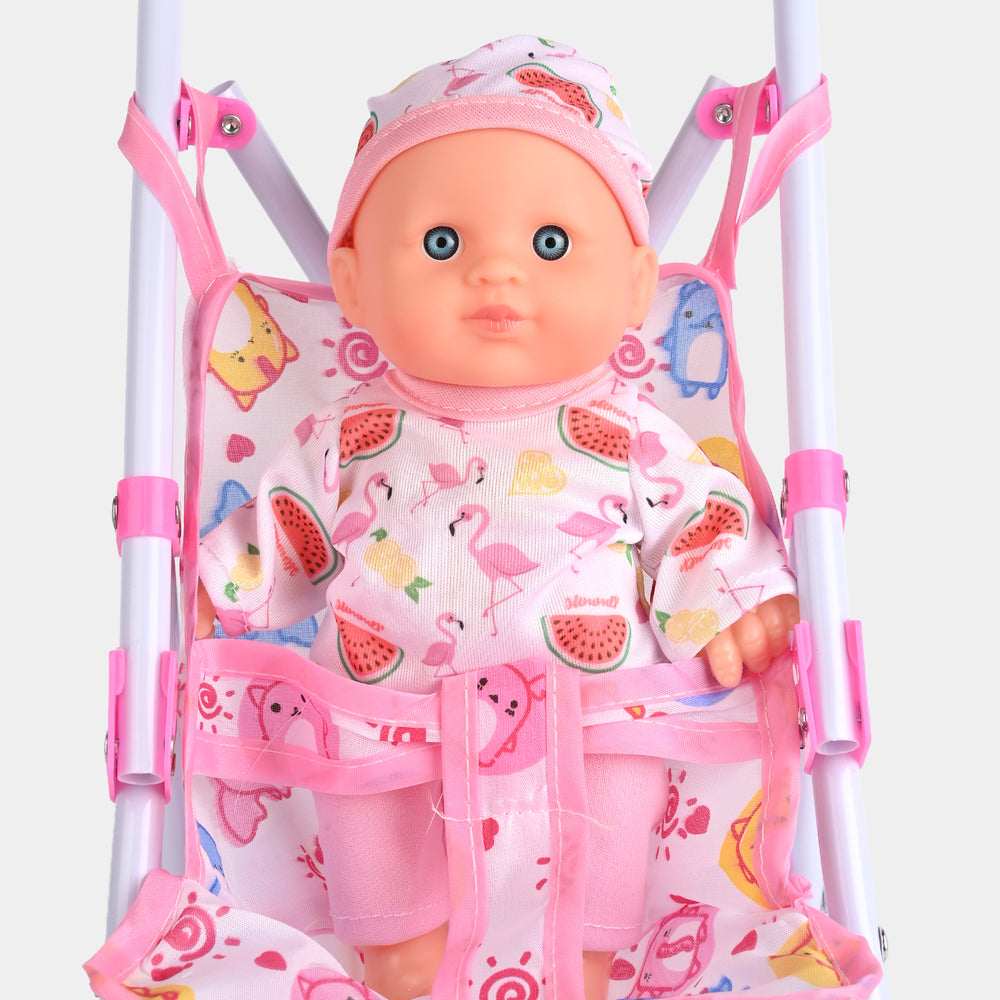 Doll With Stroller