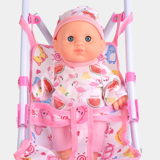 Doll With Stroller