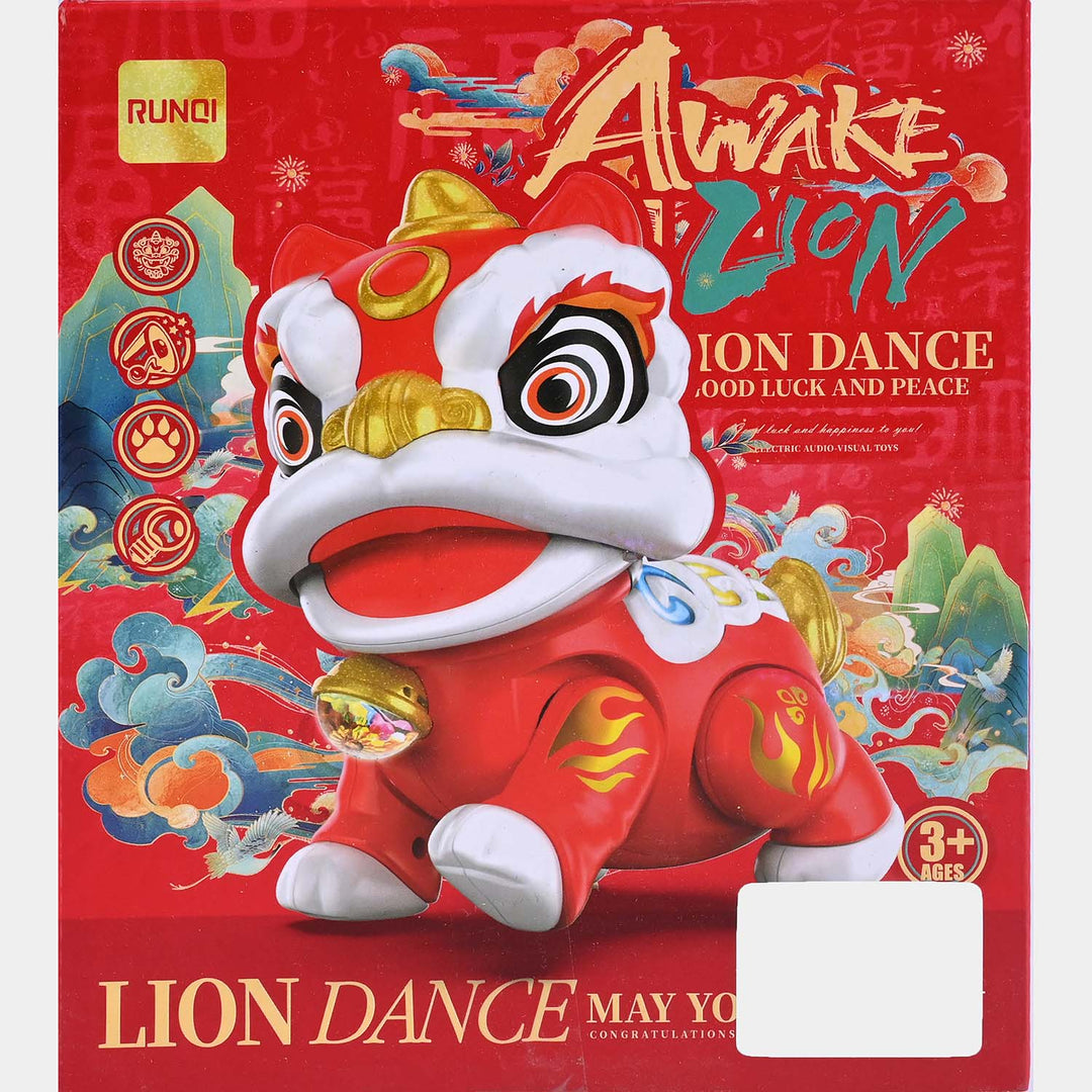 Electric Lion Dance With Musical Toy For Kids
