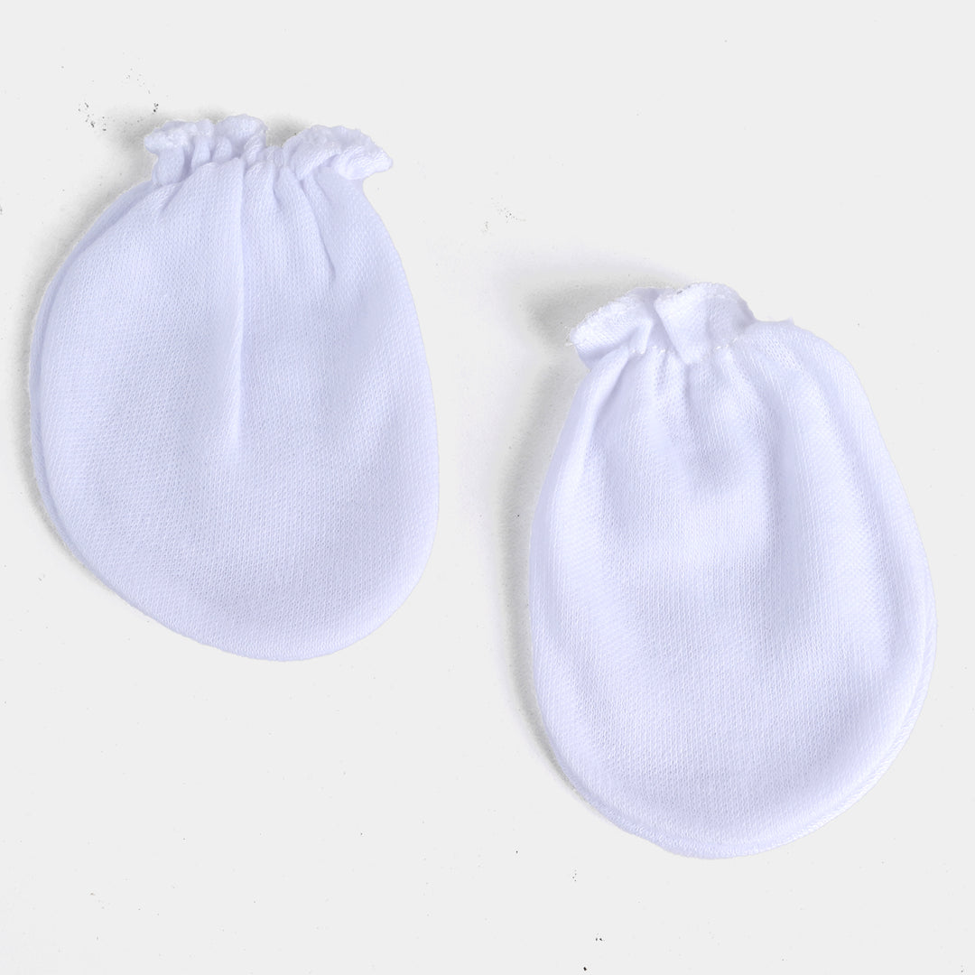 BABY CAP WITH SOCKS AND MITTENS SET