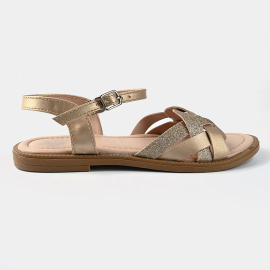 Girls Sandals 456-71-Golden