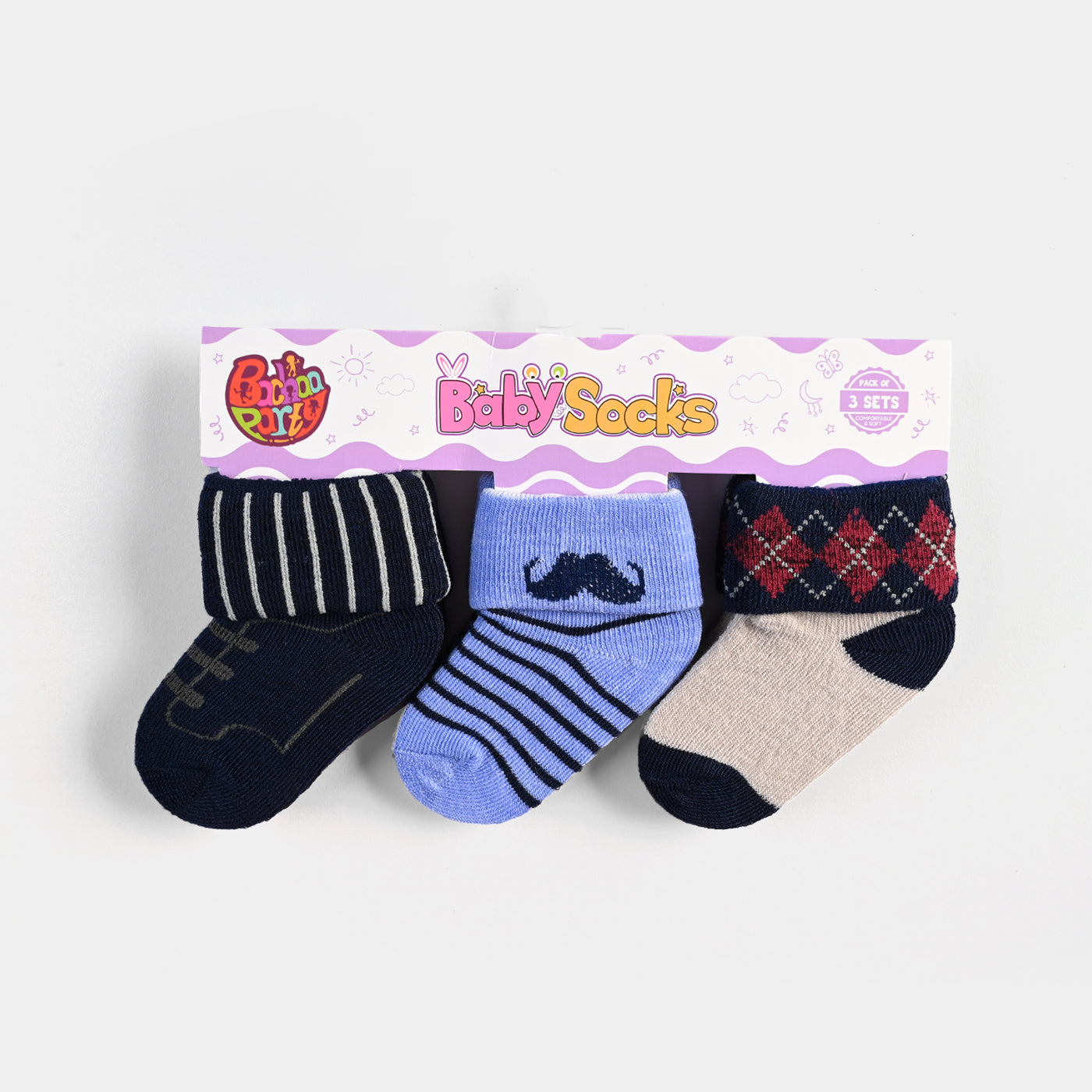 Infant Baby Socks 6-12M-3Pcs