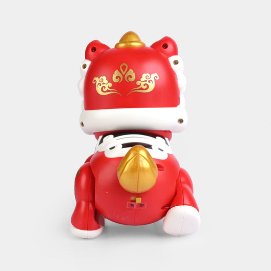 Electric Lion Dance With Musical Toy For Kids