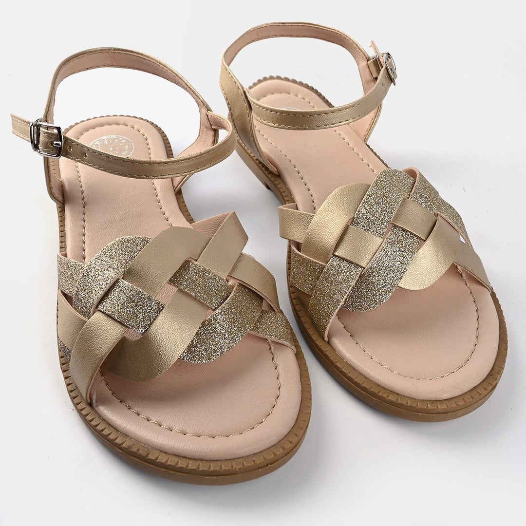 Girls Sandals 456-71-Golden