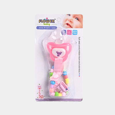 Pacifier With Chain Flower | 3M+