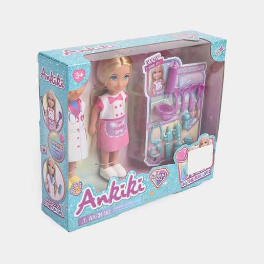 Adorable Doll Doctor role Pretend Play Set