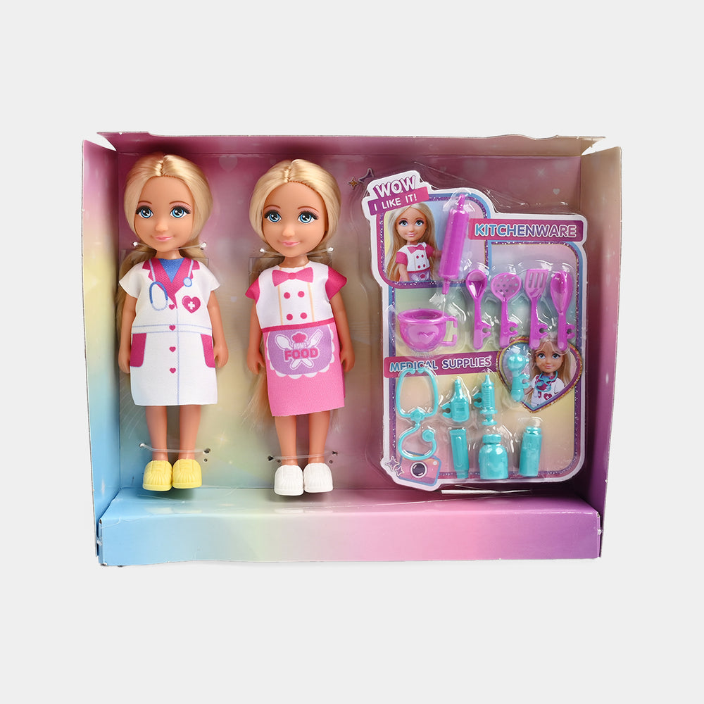 Adorable Doll Doctor role Pretend Play Set