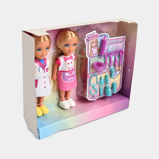 Adorable Doll Doctor role Pretend Play Set