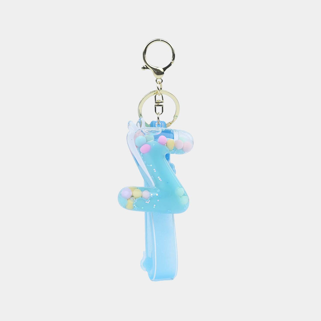 Letter Keychain with Silicone Strap