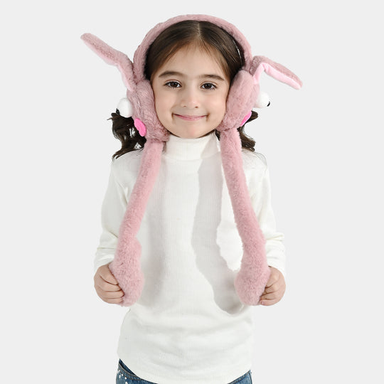 Interactive Moving Ear Plush Winter Earmuffs