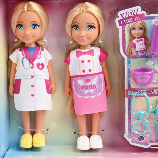 Adorable Doll Doctor role Pretend Play Set